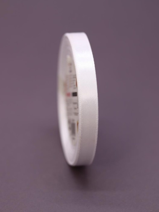 Лента для декора и подарков &quot;Ribbon of Joy&quot;, white (1 см*1 м) 