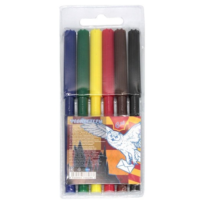 Фломастеры &quot;Школа Магии&quot;, 8 цветов, треугольные 