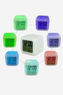 Часы-будильник электронные «Glow cube»,  (8*8*8 см)