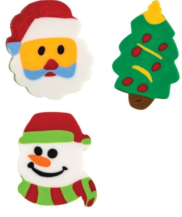 Ластик &quot;Новогодние персонажи&quot;, mix 