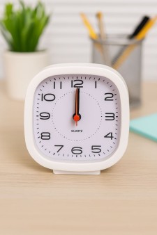 Часы-будильник «TimeTrek», white