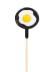 Карамель леденцовая изомальт "Яичница на сковородке" ш/б 21шт х 18гр (персик)