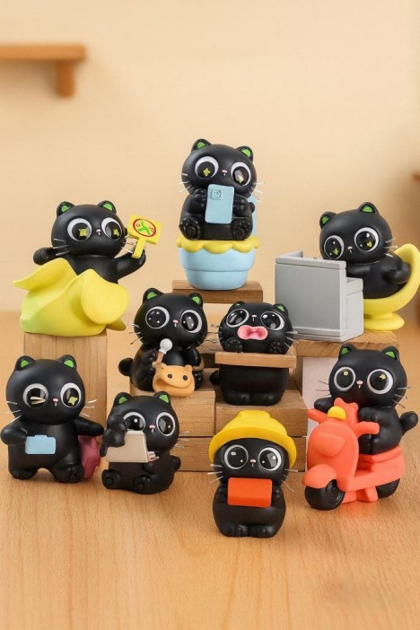 Магнит в сюрприз-упаковке «Miao's daily work», mix (6.1*6*6.1 см) 