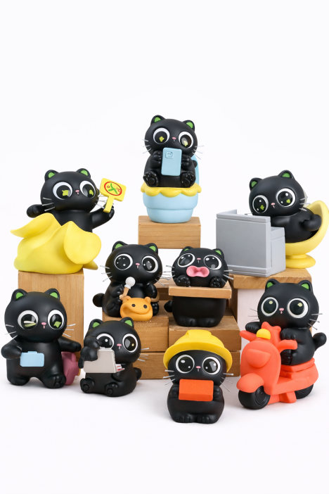 Магнит в сюрприз-упаковке «Miao's daily work», mix (6.1*6*6.1 см) 