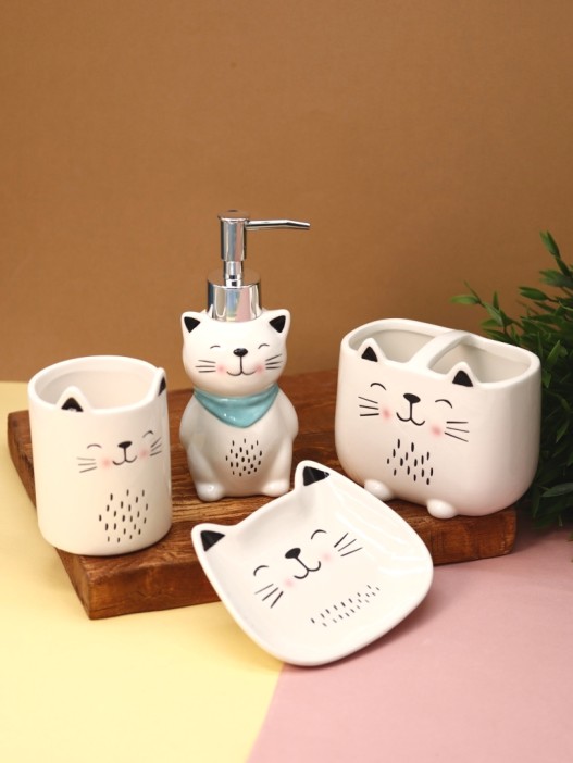 Набор для ванной комнаты «Cute cat» (набор 4 шт.) 