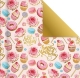 Упаковочная бумага «Donut Delight» 1 рулон, 50*70 см