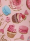 Упаковочная бумага «Donut Delight» 1 рулон, 50*70 см
