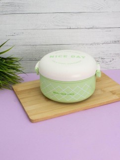 Ланчбокс «I am a funny hamburger», green (1200 ml)