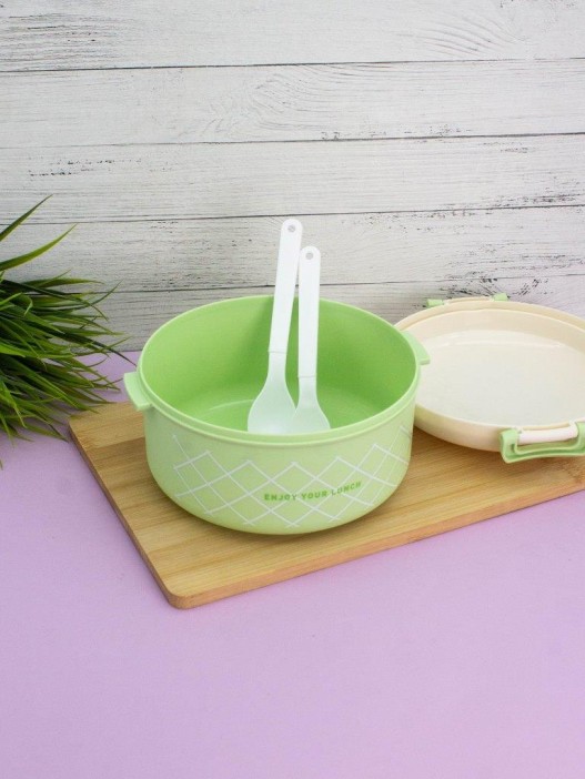 Ланчбокс «I am a funny hamburger», green (1200 ml) 