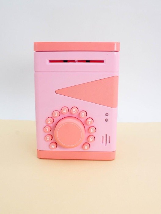 Копилка-сейф электронная &quot;Designer&quot;, pink (18x13 см) 