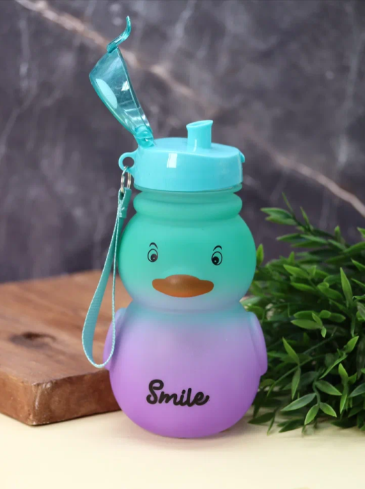 Бутылка «Cute duck», green-purple (880 мл) 