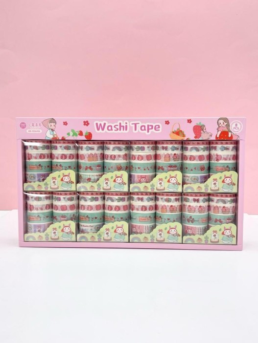 Набор декоративного скотча 10 шт. &quot;Food stories&quot;, bunny 