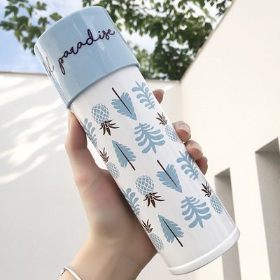 M-2810W Термос "Paradise " (320ml) blue