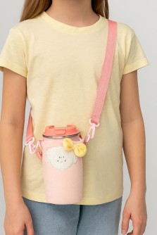 Футляр плюшевый для термоса "My fuzzy", pink (15*10 см)