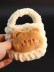 Сумочка для наушников "Bear", beige (11.5*9.5 см)