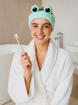 Косметическая повязка для волос "Frog"