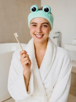 Косметическая повязка для волос "Frog"