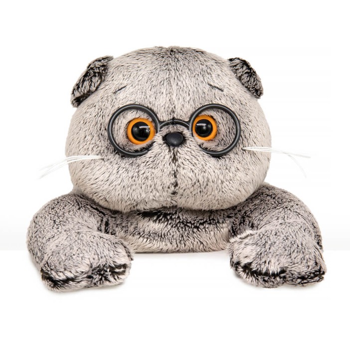 Мягкая игрушка "Кот Басик в очках " (27 см) 