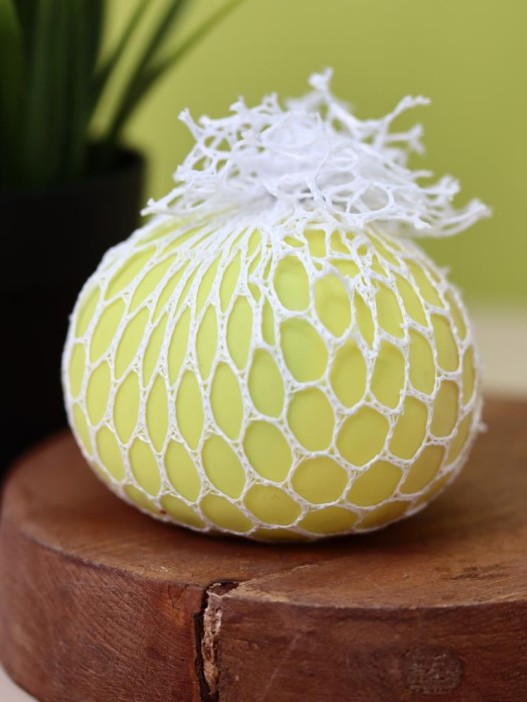 Мялка - антистресс «Rainbow ball», yellow 