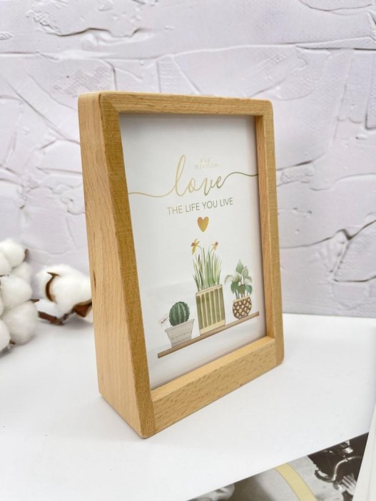 Фоторамка «Plants», дерево (10*15 см) 