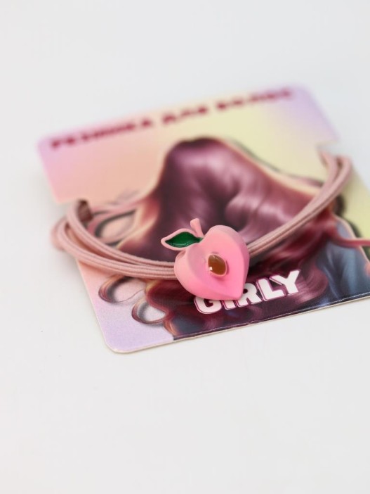Резинка для волос GIRLY "Juicy fruit", pink 