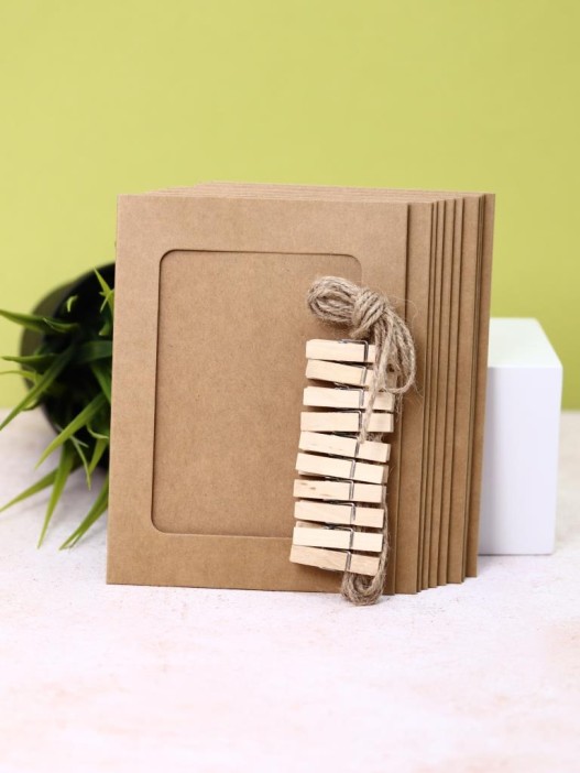 Крафтовые фоторамки «Classic», kraft, 11.5*15.5 см 