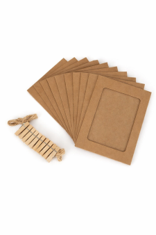 Крафтовые фоторамки «Classic», kraft, 11.5*15.5 см