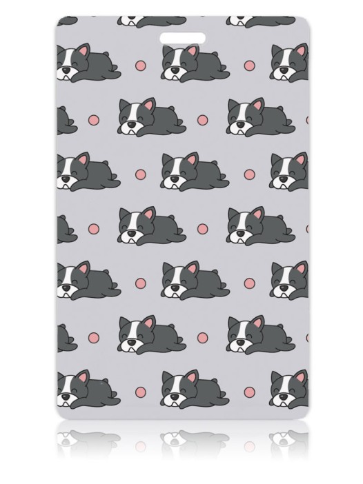 Держатель для карт French Bulldog (6,5 х 10,4 см) 
