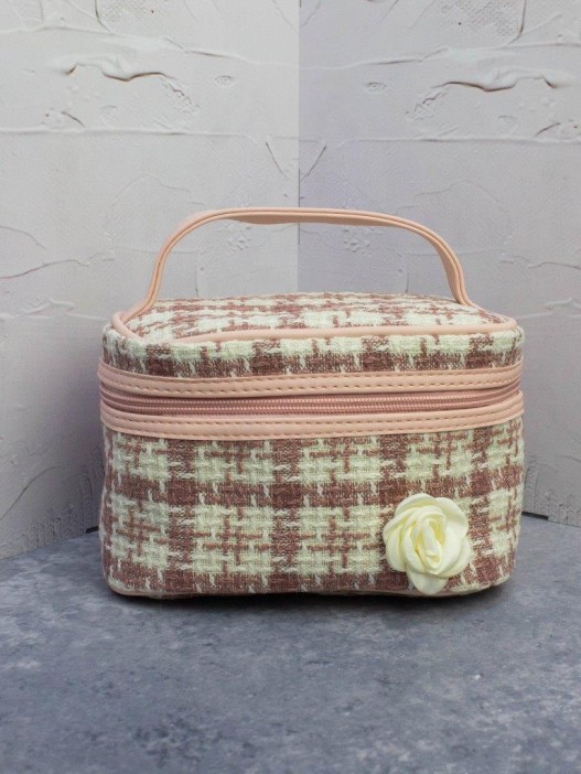 Косметичка &quot;Flower&quot;, pink (13х19х14 см) 