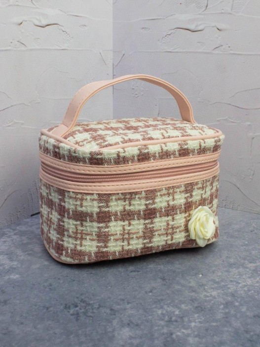 Косметичка &quot;Flower&quot;, pink (13х19х14 см) 