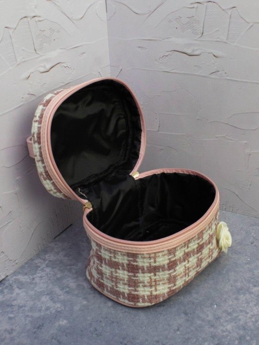 Косметичка &quot;Flower&quot;, pink (13х19х14 см) 