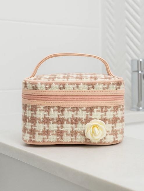 Косметичка &quot;Flower&quot;, pink (13х19х14 см) 
