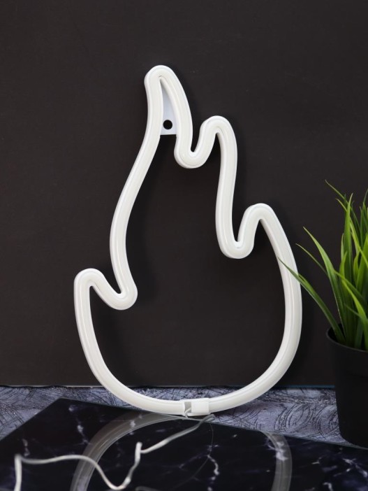 Неоновый подвесной ночник «Flint», USB, красное свечение (28,5*19 см) 