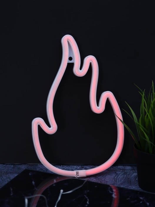 Неоновый подвесной ночник «Flint», USB, красное свечение (28,5*19 см) 