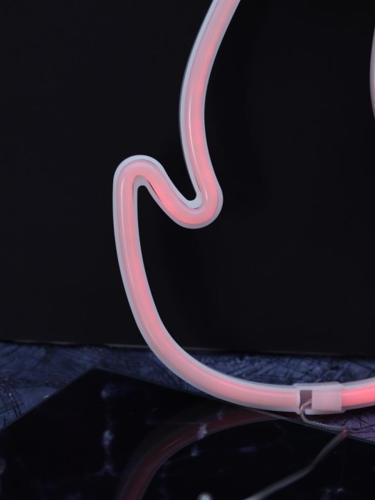 Неоновый подвесной ночник «Flint», USB, красное свечение (28,5*19 см) 