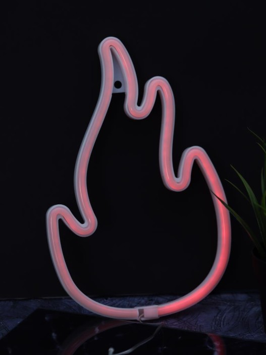 Неоновый подвесной ночник «Flint», USB, красное свечение (28,5*19 см) 