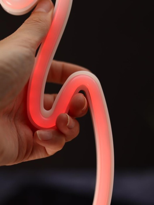 Неоновый подвесной ночник «Flint», USB, красное свечение (28,5*19 см) 