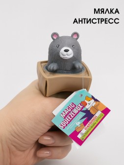 CKS-10673-06Мялка - антистресс «Magic animal box», bear