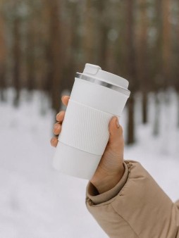 Термокружка "Simple", white (380 ml)