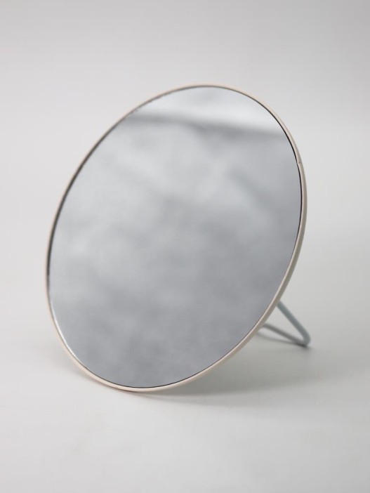 Зеркало настольное &quot;Capybara is happy&quot;, беж, 15,6*15,6 см 