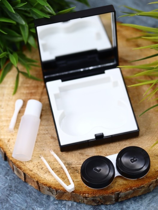 Контейнер для линз «Square», black 