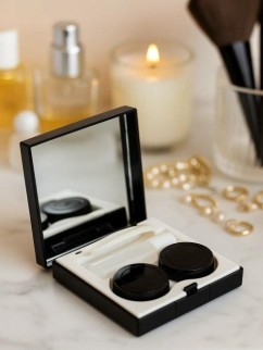 Контейнер для линз «Square», black