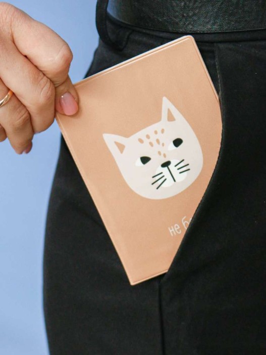 ОБЛОЖКА ДЛЯ ПАСПОРТА «Не беси», плотность 600 мкм 