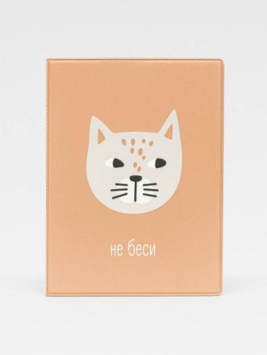 ОБЛОЖКА ДЛЯ ПАСПОРТА «Не беси», плотность 600 мкм