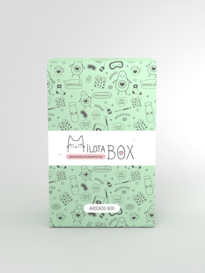 MilotaBox мини "Авокадо Бокс" (коробка в старом дизайне)