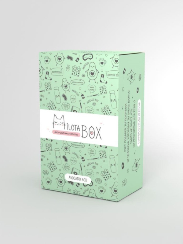 MilotaBox мини "Авокадо Бокс" (коробка в старом дизайне)