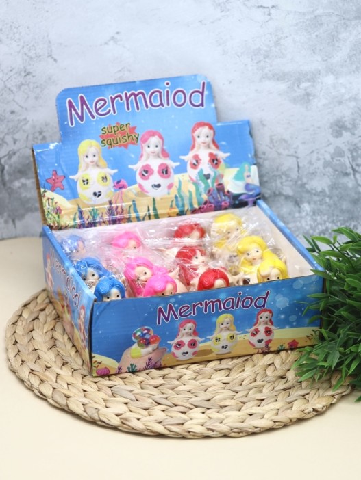 Мялка - антистресс «Mermaid», blue 