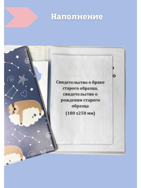 Органайзер для документов А4 Радужный Единорог (семейный)