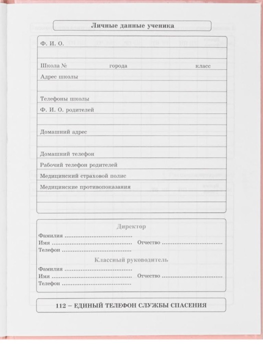 Дневник школьный для 1-11 классов &quot;Капибара&quot;, 40л (22,3x17,7 см) 