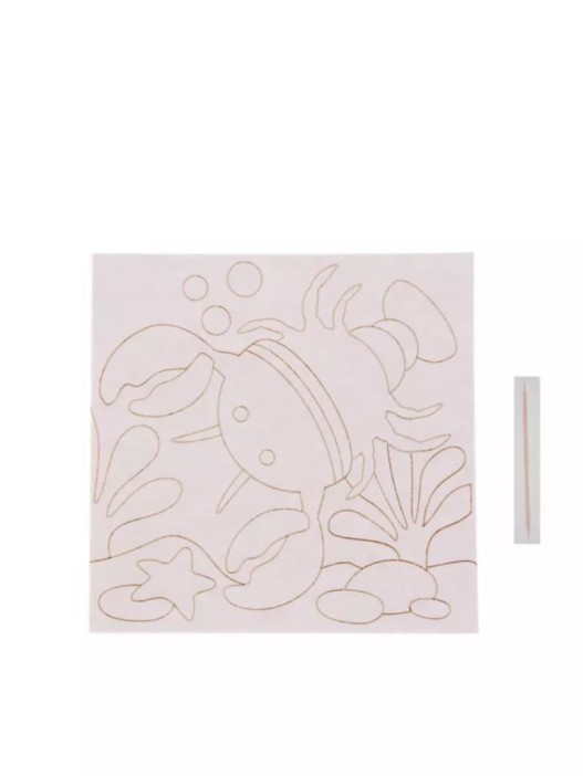 Набор игрушка &quot;ПЕСОЧНАЯ ОТКРЫТКА - Морские обитатели&quot; 